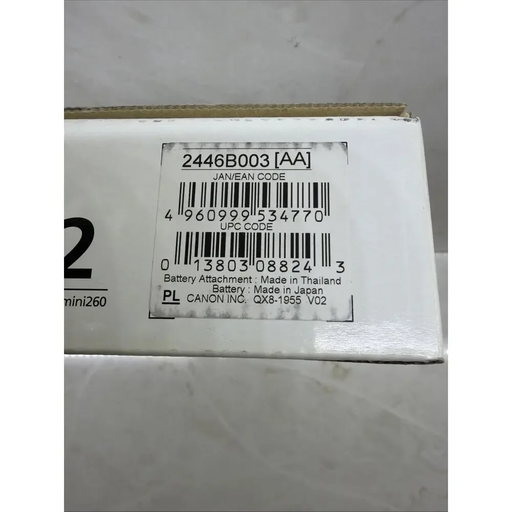 Canon LK-62 Rechargeable Lithion Ion Battery Portable Kit OPEN BOX